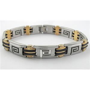 Stainless steel Bracelet, 11mm wide, 22cm (8.5 inch) length