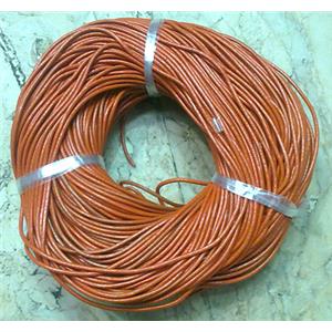 Leather Rope For Jewelry Binding, 2mm