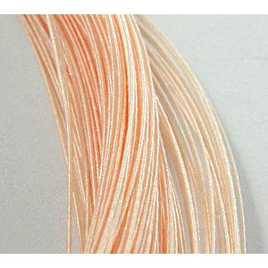 waxed wire, round, grade a, 0.5mm dia