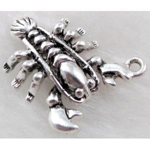 Scorpion Charms, Tibetan Silver pendant, 20x23mm