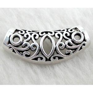 necklace bail, Tibetan Silver Non-Nickel, zinc alloy, 33x15mm, hole:5x6mm