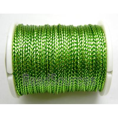 Metallic Cord, Olive