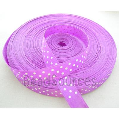 Purple Satin Ribbon