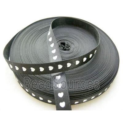 Black Satin Ribbon