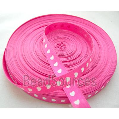 Hot Pink Satin Ribbon