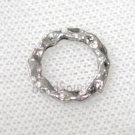 tibetan silver Zinc Ring connector