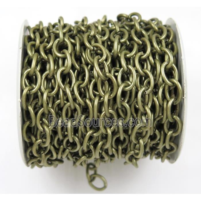 iron chain, Antique bronze plated