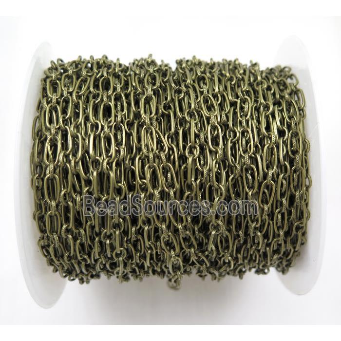 iron chain, Antique bronze plated