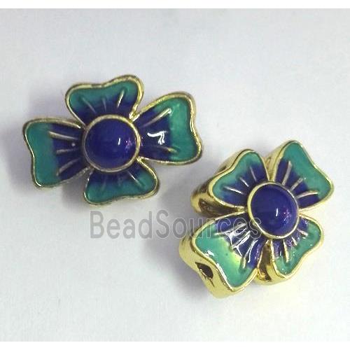 enameling copper spacer bead, colorfast