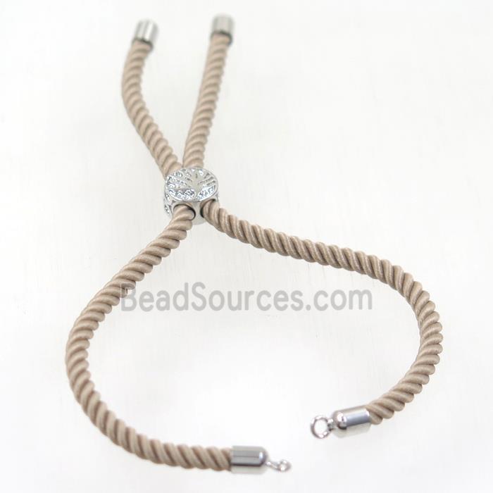 nylon cord bracelet chain