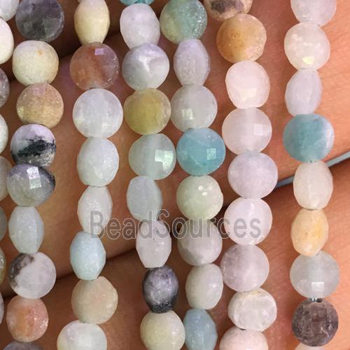 Amazonite coin round beads