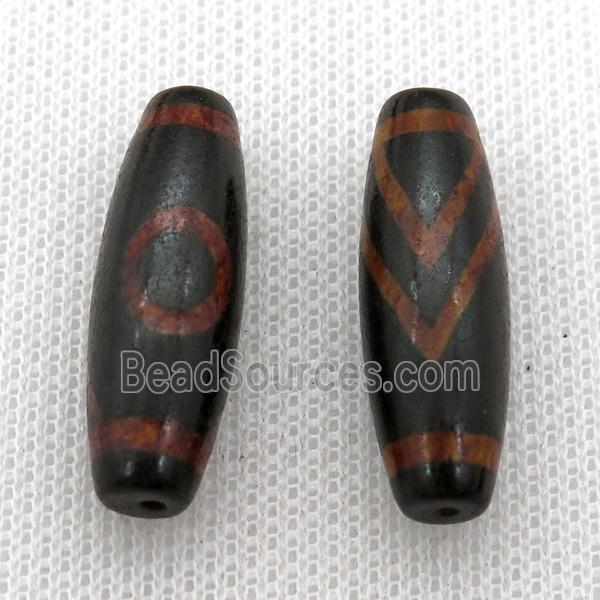 tibetan DZi rice beads