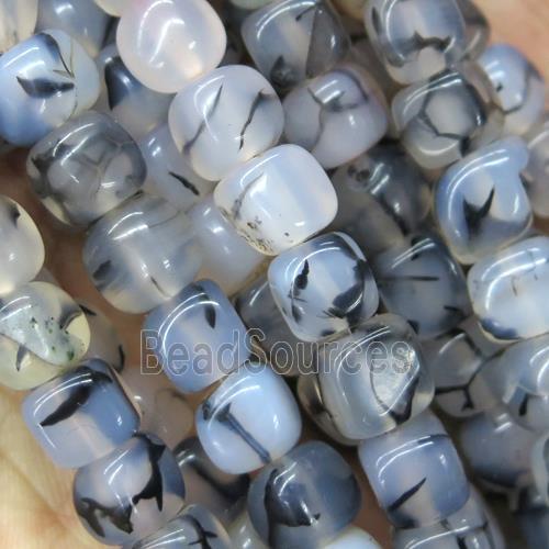 heihua Agate cube beads