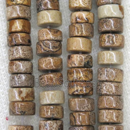 Picture Jasper beads, heishi