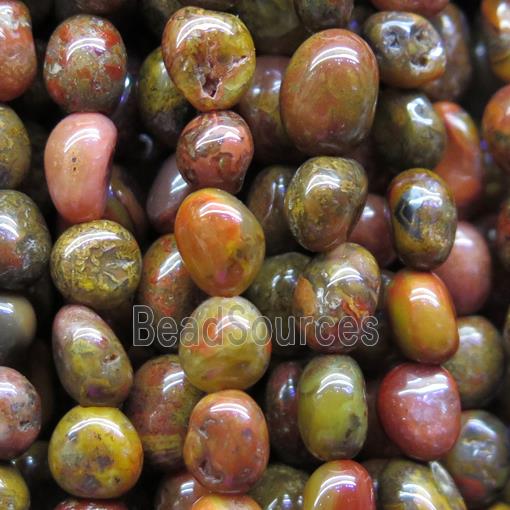 Nueva Agate Beads chips, freeform