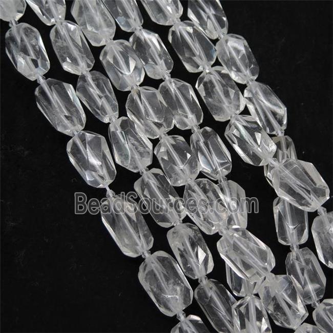 Clear Quartz nugget beads, freeform