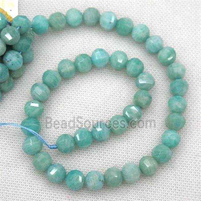 green Amazonite lantern Beads