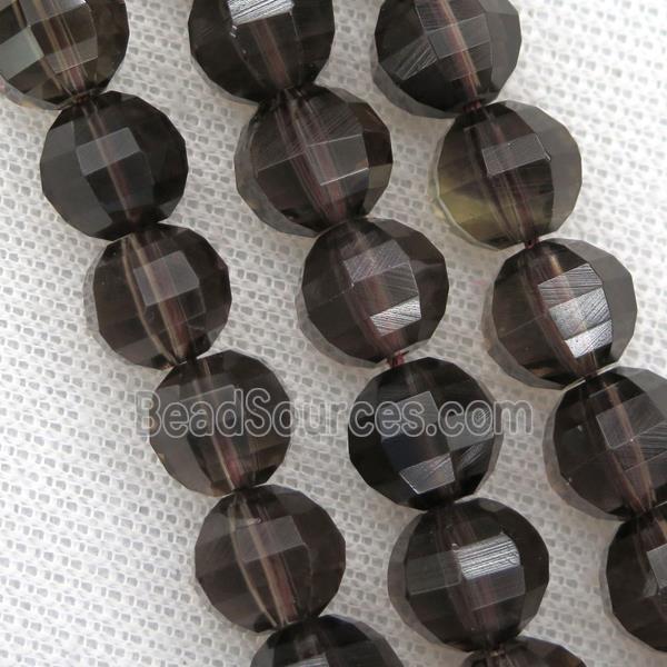 Smoky Quartz lantern beads