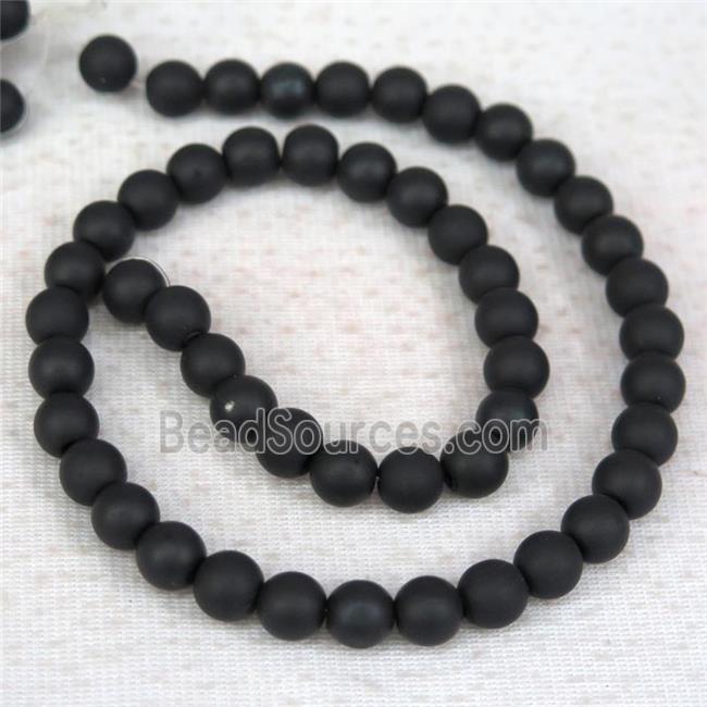 round black Fimo Polymer Clay Beads