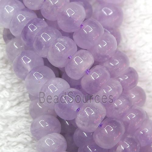 purple Chalcedony beads, rondelle