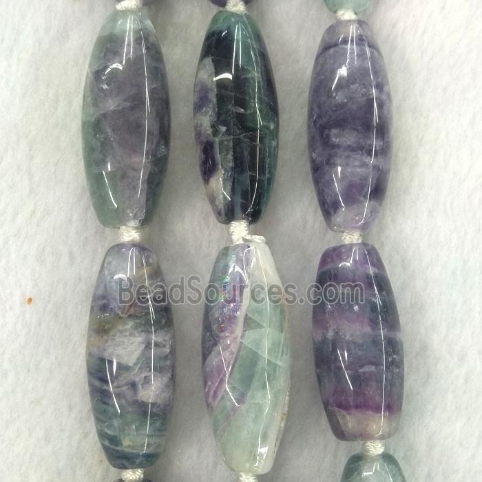 rainbow Fluorite rice beads