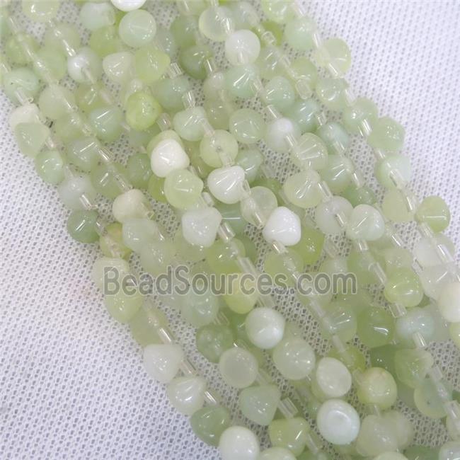 new Jade teardrop beads, top-drilled