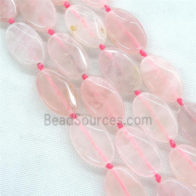 Rose Quartz oval Beads