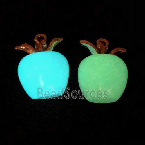 noctilucent stone pendants, apple, mixed