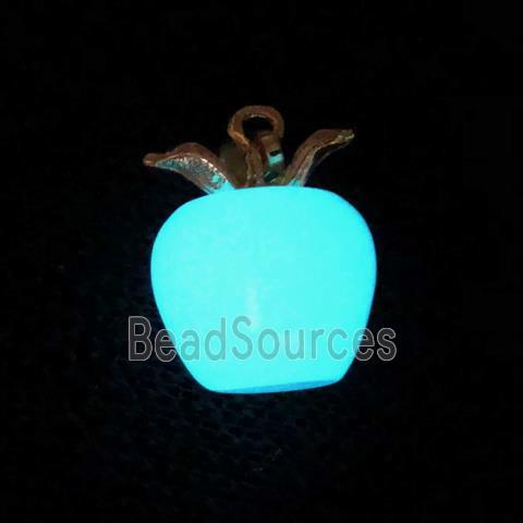 noctilucent stone pendants, apple, mixed