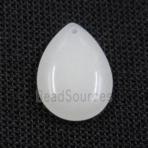 noctilucent stone teardrop pendants, mixed