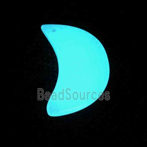 noctilucent stone moon pendants, mixed