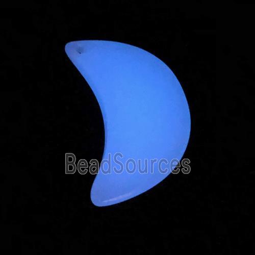 noctilucent stone moon pendants, mixed