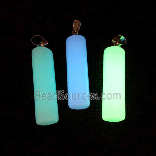 noctilucent stone column pendants, mixed