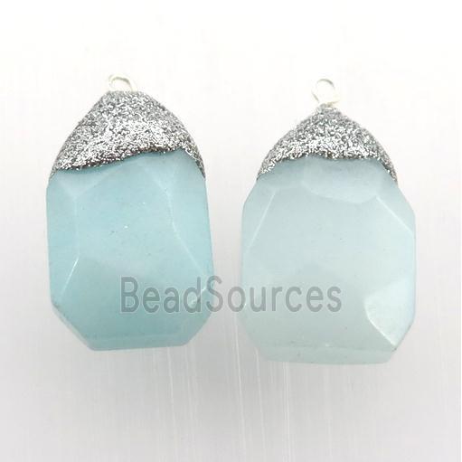 lt.blue Jade pendant