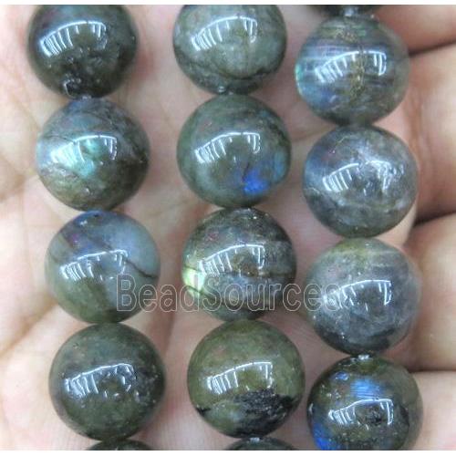 natural Labradorite beads, round