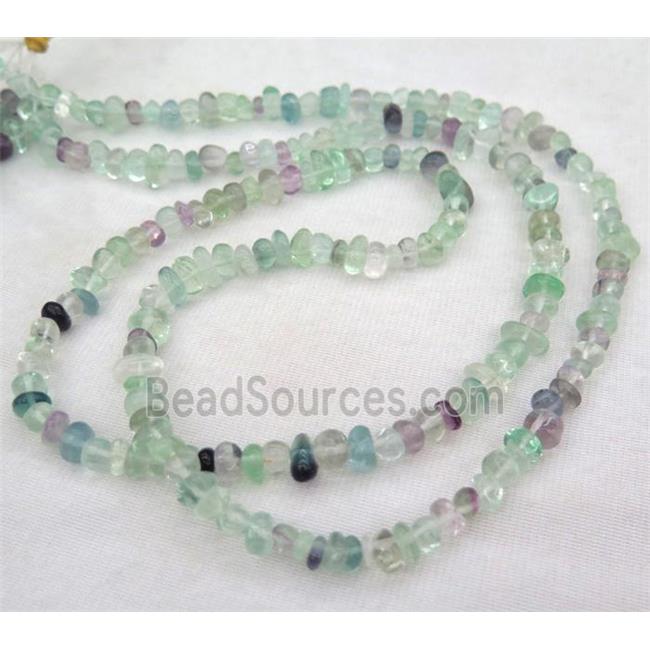 Fluorite beads chip, freeform