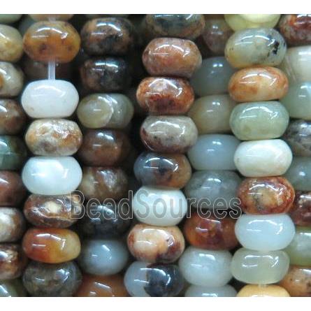 Chinese HuaXiu Jade beads, rondelle