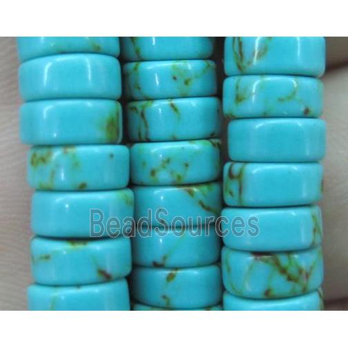 Synthetic Turquoise Beads Heishi