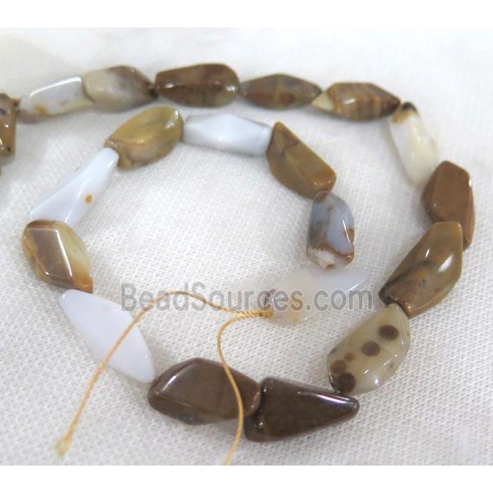 natural Agate beads, freeform