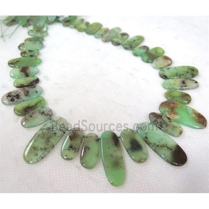 Australian Chrysoprase beads, green, A-grade