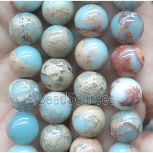 round natural Imperial Jasper beads, A grade