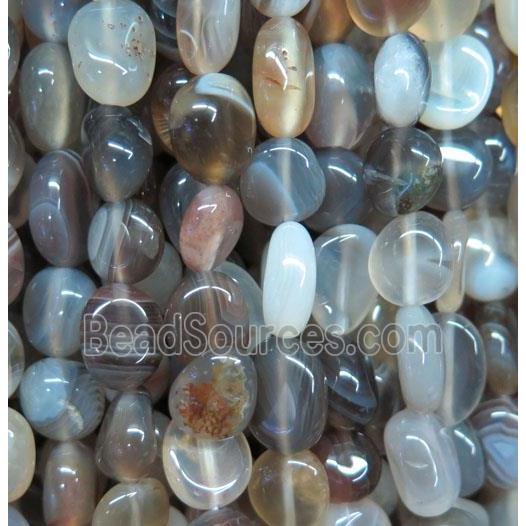 Botswana Agate chips bead, freeform