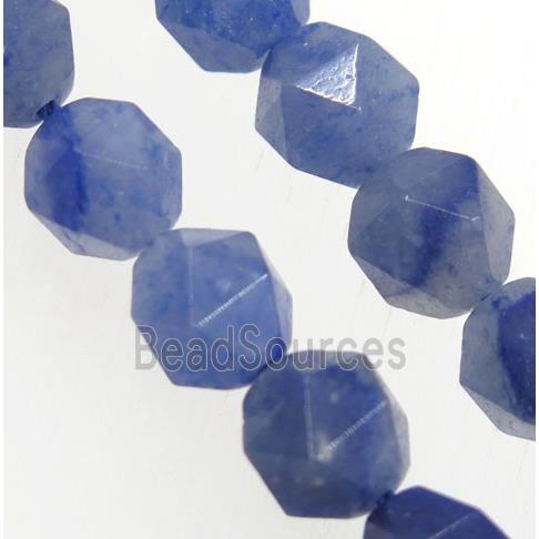 Blue Aventurine Beads Cut Round