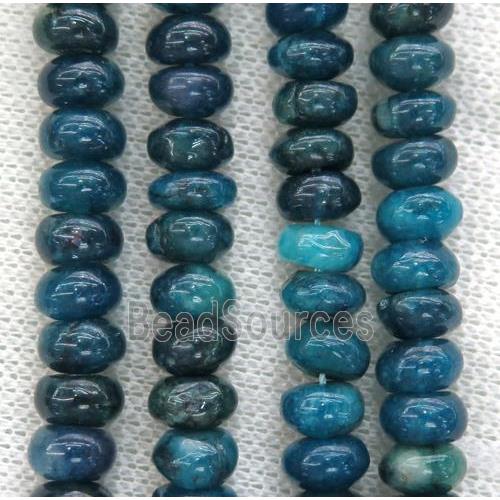 blue Apatite beads, rondelle