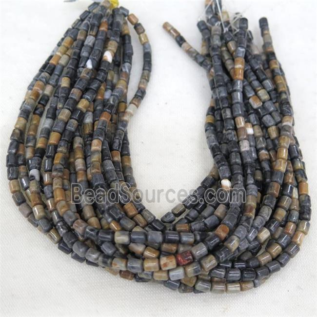 Picasso Jasper tube beads