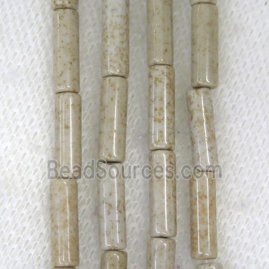 River Jasper tube beads