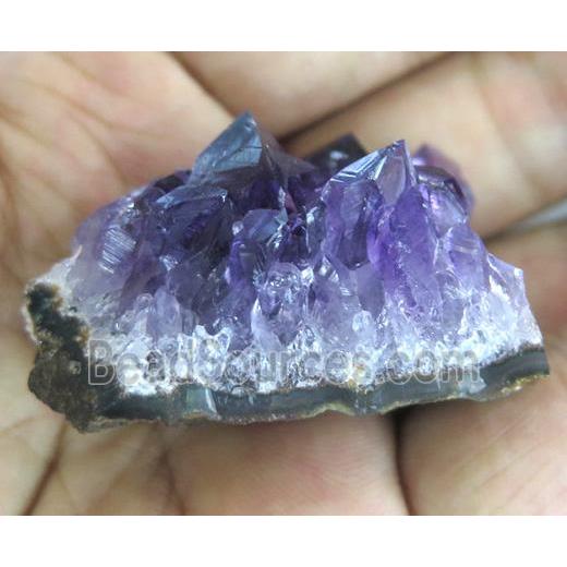 Amethyst Druzy Cluster Freeform Undrilled