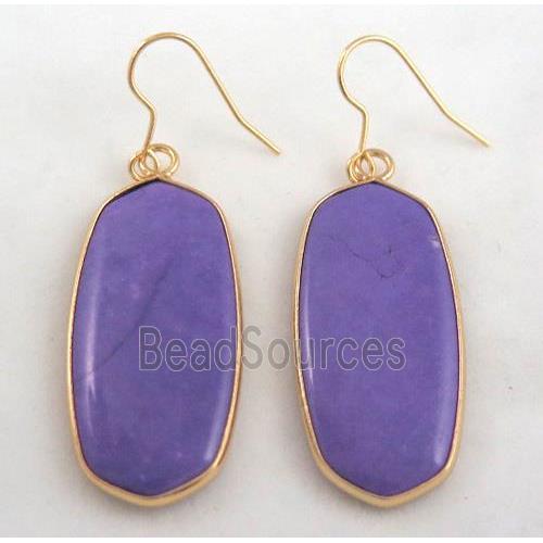 gemstone earring, colorfast