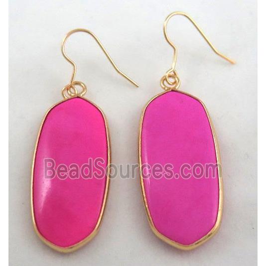 gemstone earring, colorfast