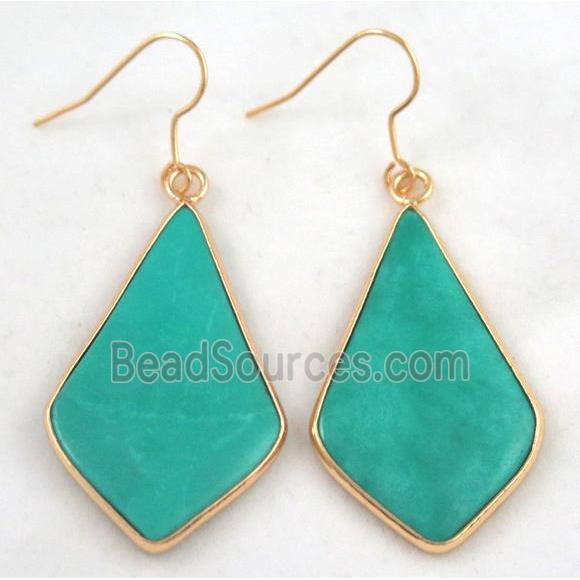 gemstone earring, colorfast